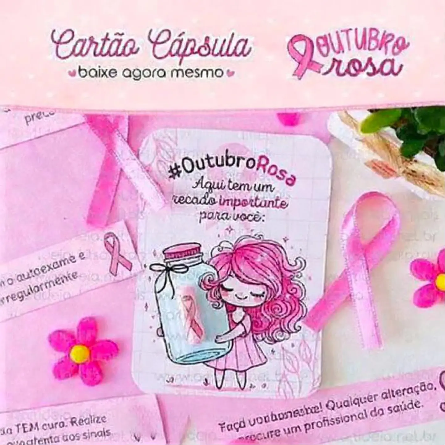Arquivo Outuro Rosa Card Capsula 1
