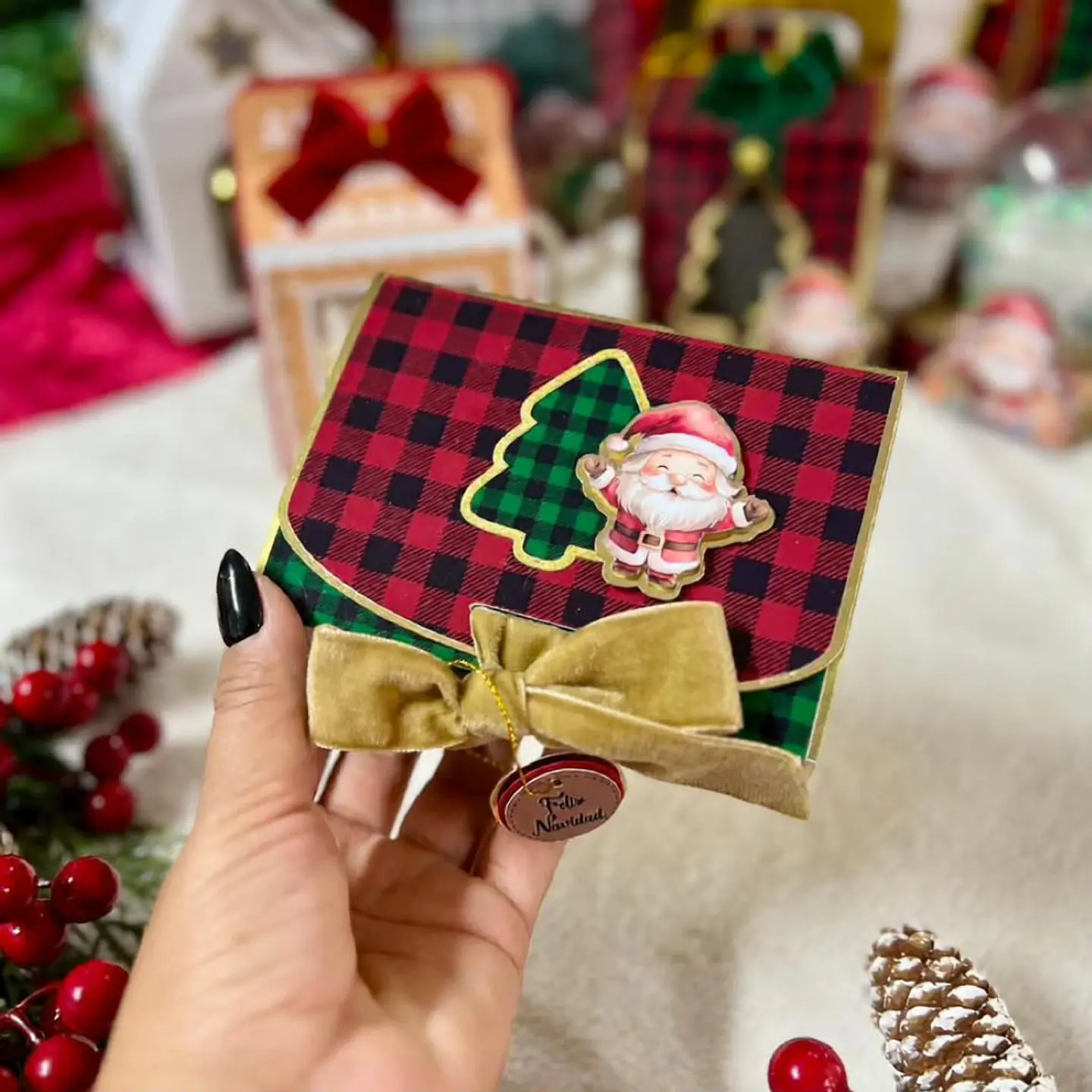 Arquivo Natal Caixinha Retangular  1