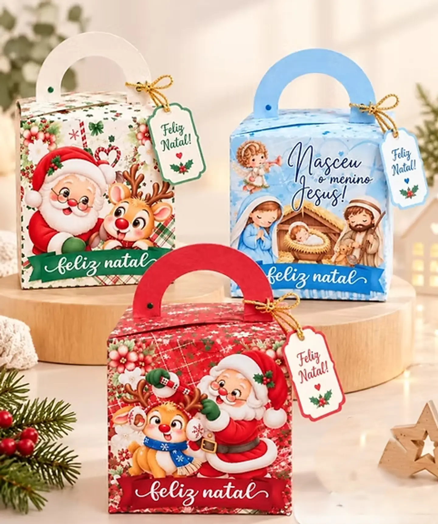 Arquivo Natal Caixa Mini Panetone  1