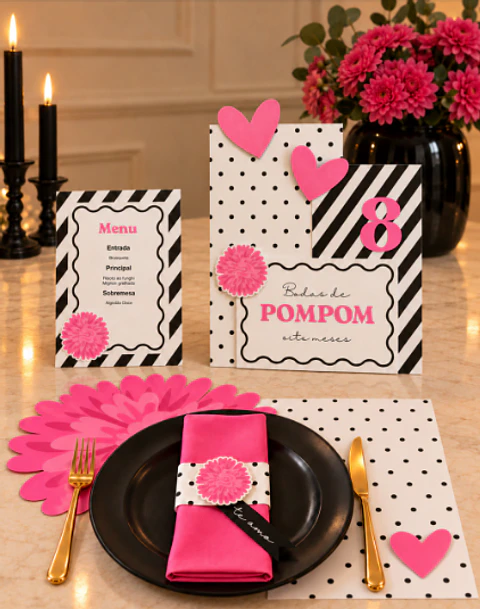 Arquivo de corte Bodas de Pompom 