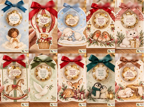 Arquivo Natal Card Blistter 