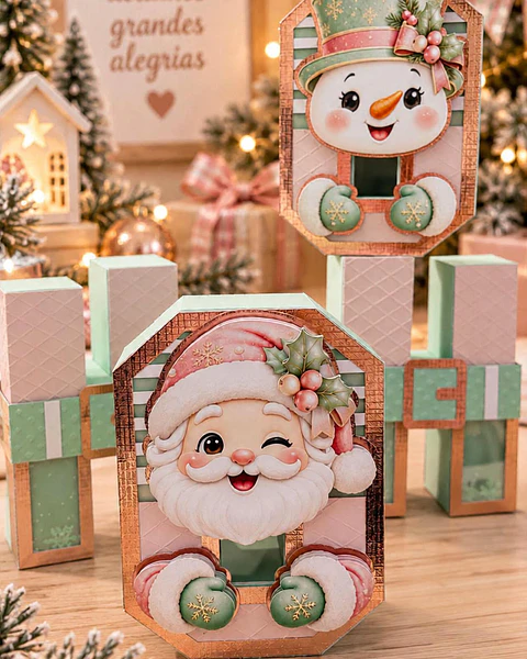 Arquivo Natal Letra 3D Ho Ho Ho 