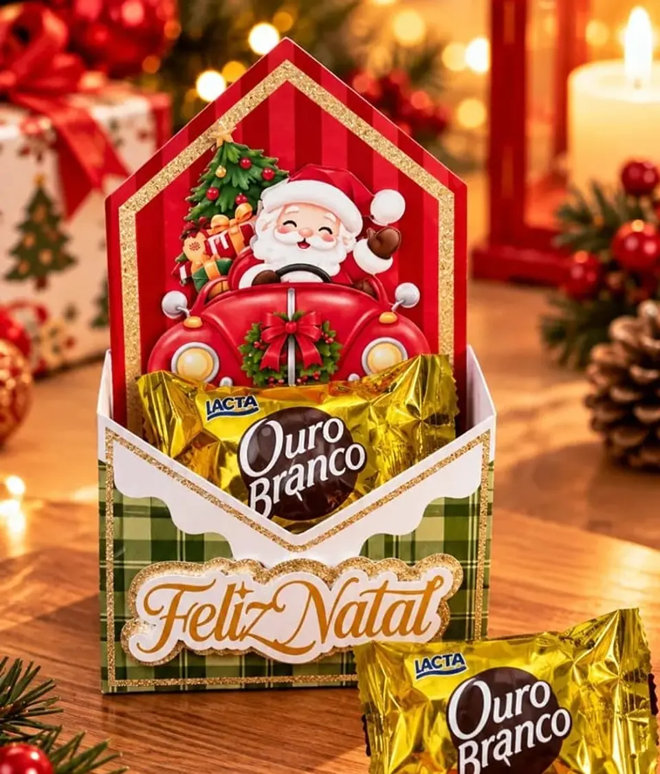 Arquivo Natal Caixinha Envelope  1