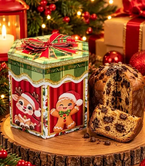 Arquivo Natal  Caixa Panetone 500G 