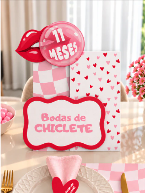 Arquivo de Corte Bodas de Chiclete 