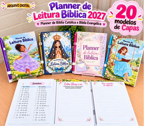 Arquivo Encadernação Planner de Leitura Bíblica 2027
