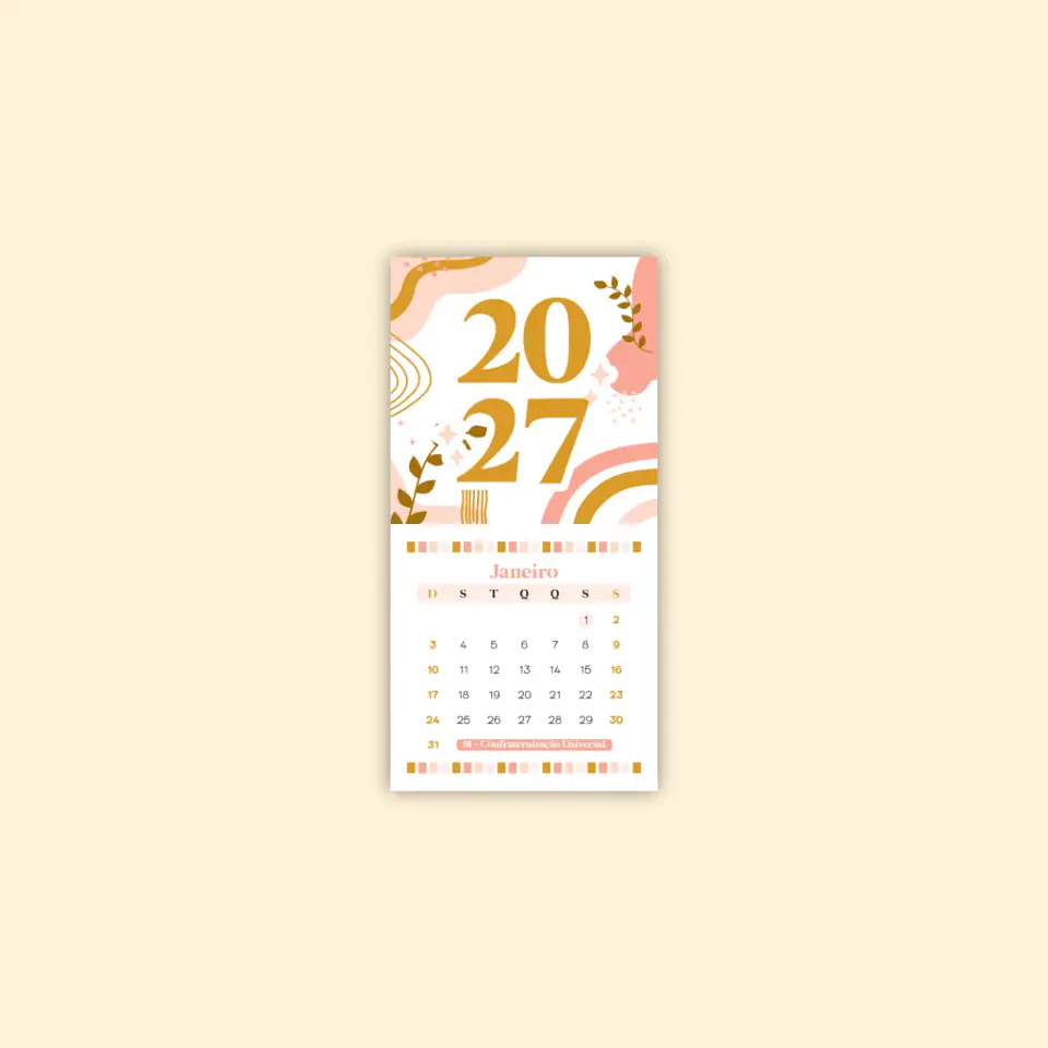 Arquivo Encadernação Combo Digital Calendários 2027 5