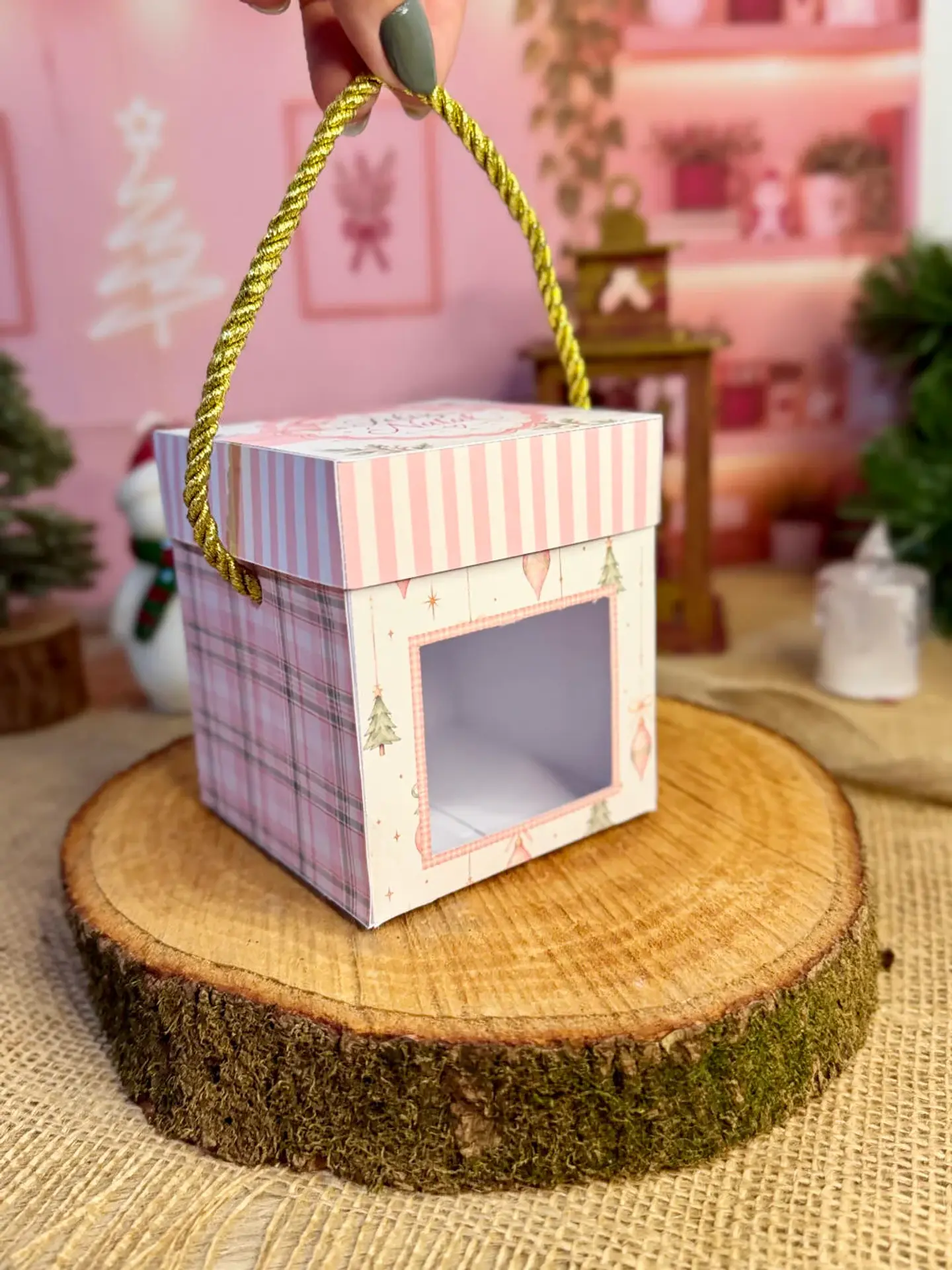 Arquivo Kit Natal Rosa 6