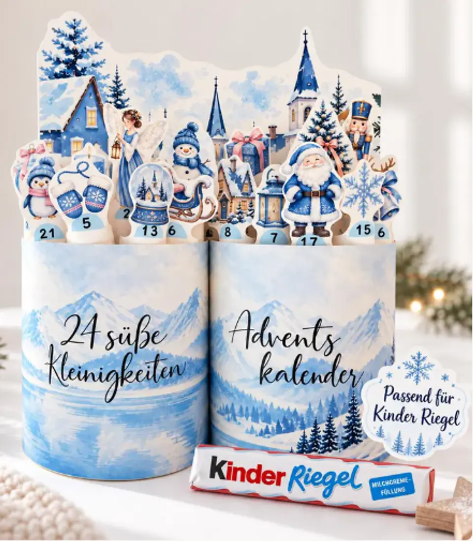 Arquivo Natal Mini Calendário do Advento Kinder Riegel 1