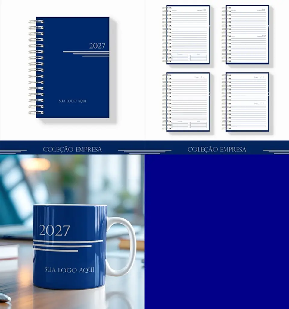 Arquivo Encadernação Empresa 1 Azul 1