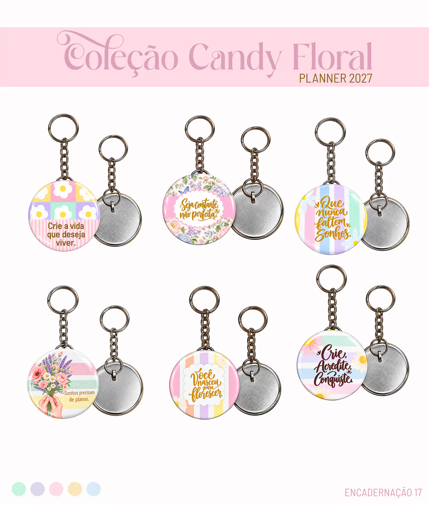 Arquivo Encadernação Agenda Planner Candy – Feminino 3