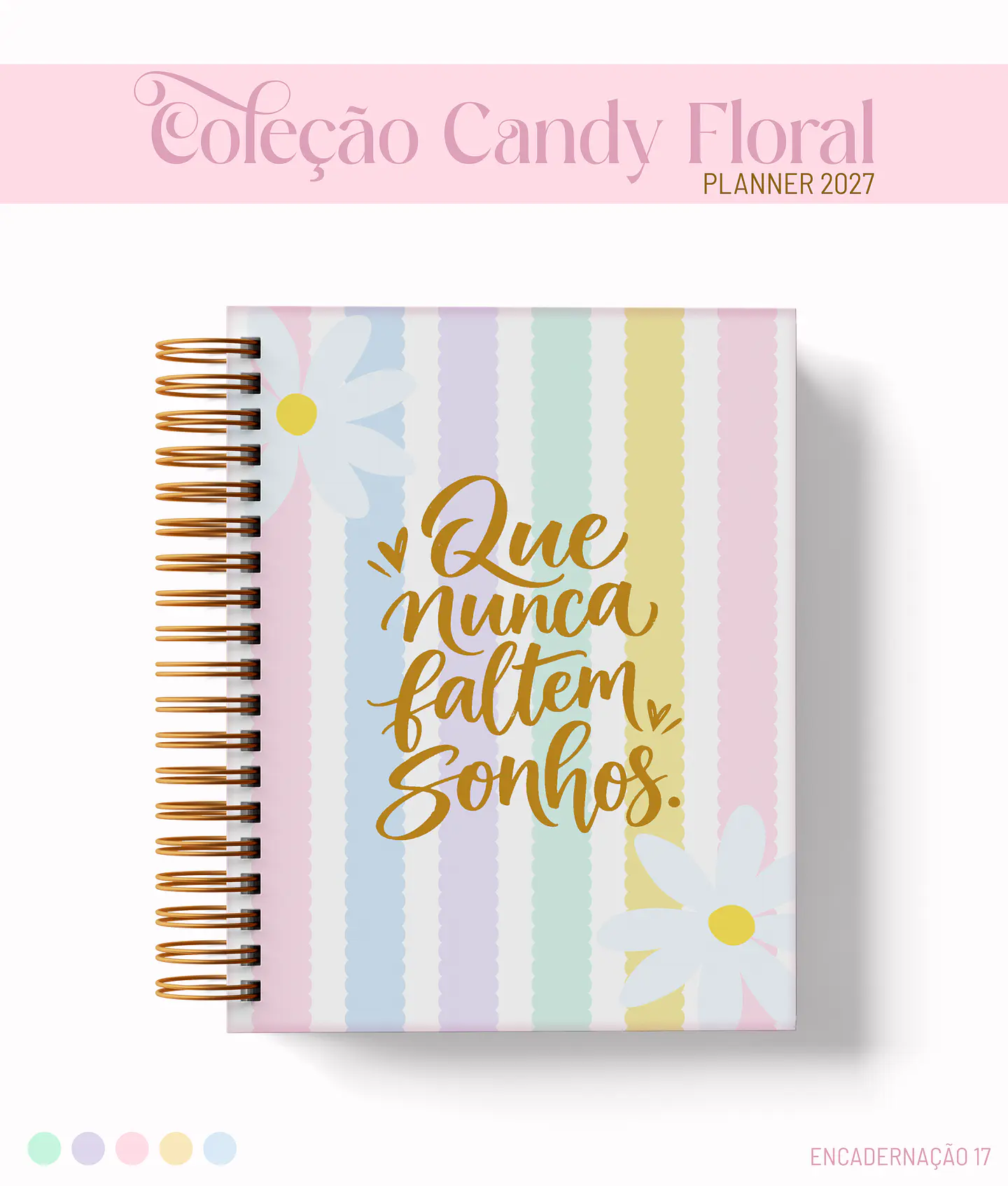 Arquivo Encadernação Agenda Planner Candy – Feminino 4