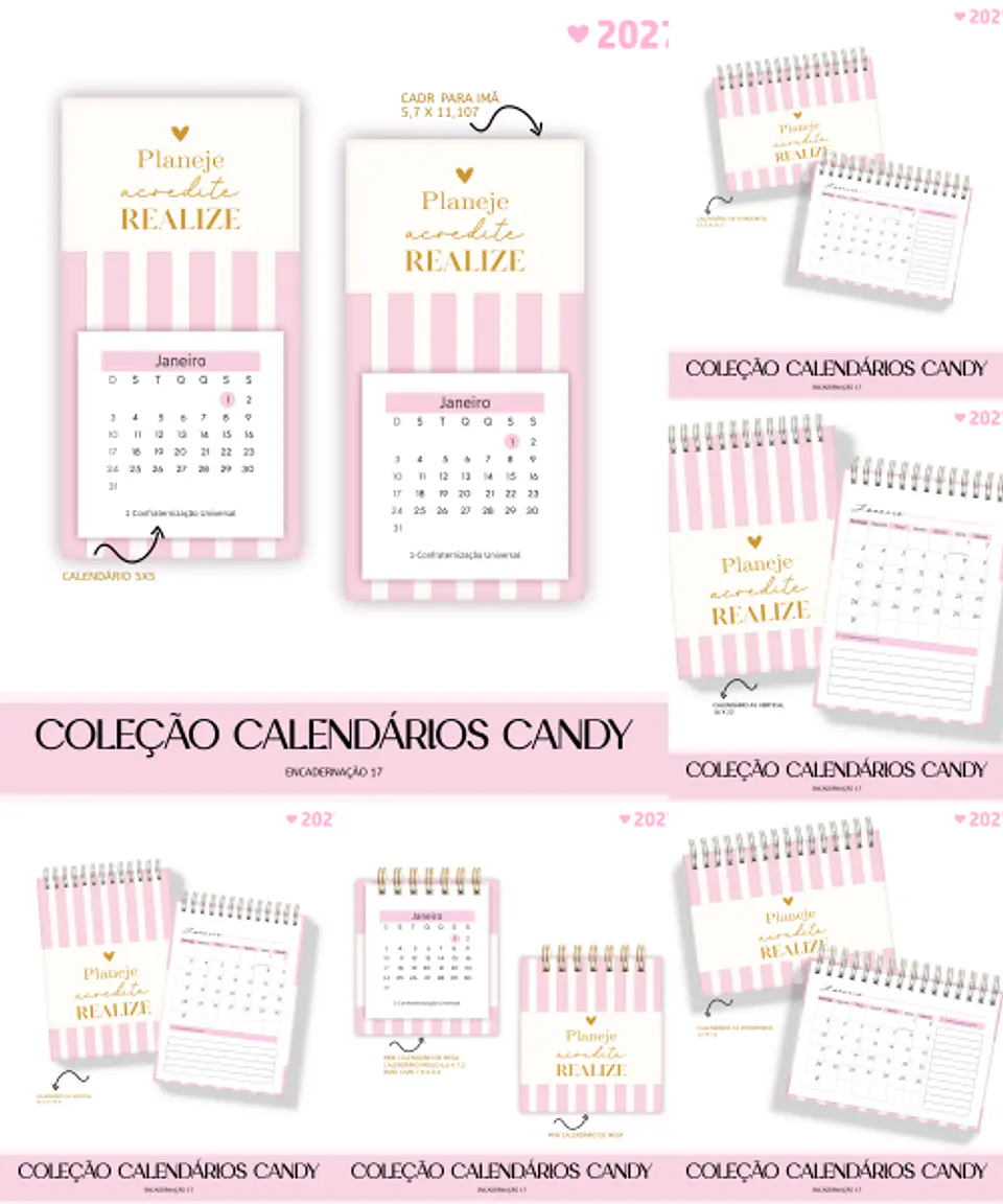 Arquivo Pack Calendário Rosa 1