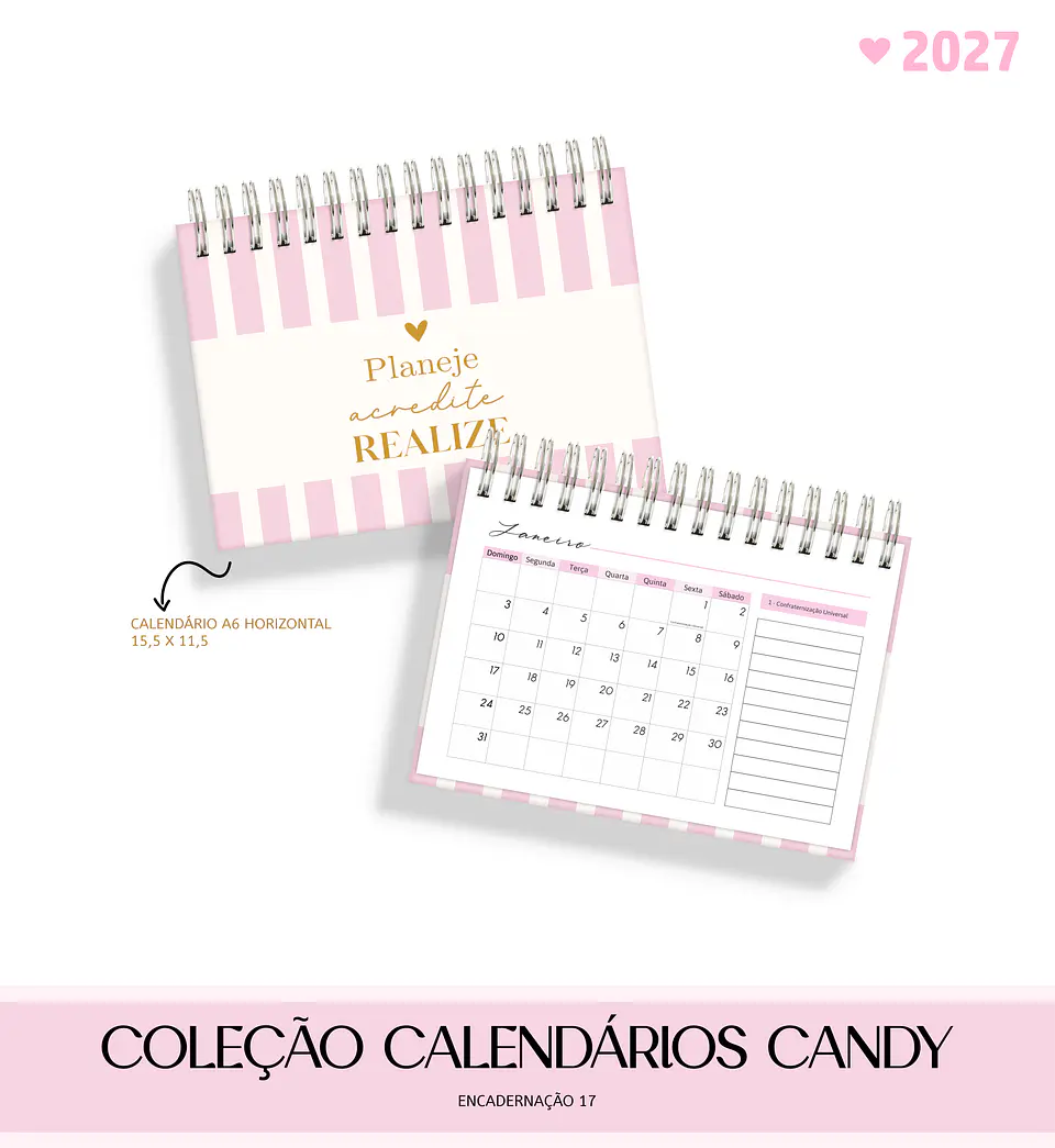 Arquivo Pack Calendário Rosa 3