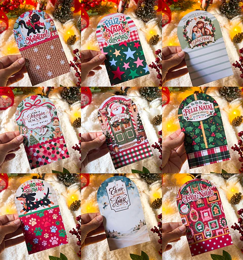 Arquivo Natal Card Mimos Vertical 9x15
