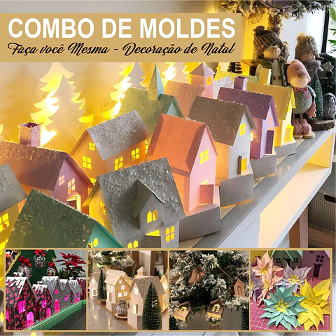 Arquivo Natal Combo Moldes Vila
