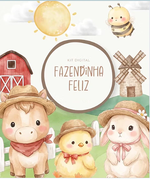 Arquivo Kit Digital Fazendinha Feliz