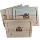 Plato de Madera Pack 6 unidades curada 100% grado alimenticio grabada Láser, - Miniatura 6