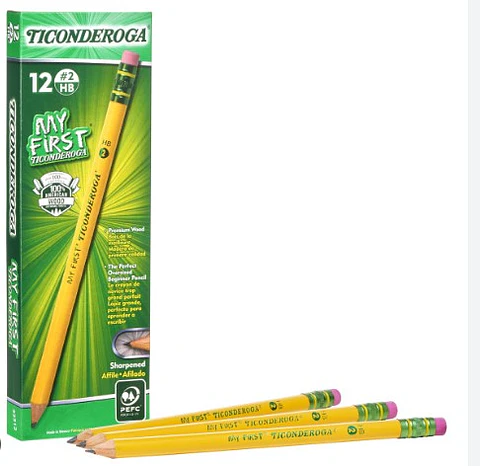 Lapices Ticonderoga Pack 12 unidades