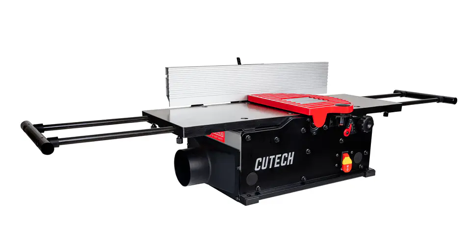 Canteadora 10 pulgadas ancho CUTECH Cabezal Helicoidal Mesa extendible. 1
