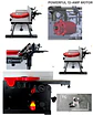 Canteadora 10 pulgadas ancho CUTECH Cabezal Helicoidal Mesa extendible. - Miniatura 10