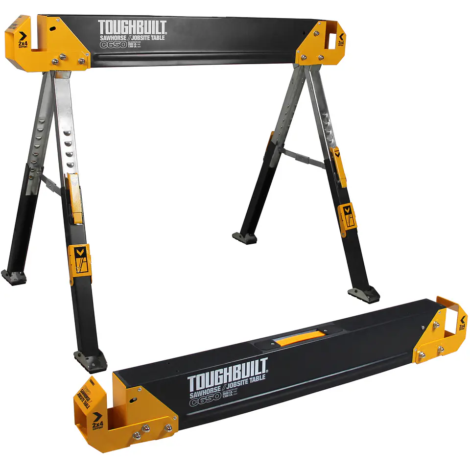 PACK DE 2 CABALLETES MESA DE TRABAJO TOUGHBUILT TB-C650 4