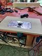 Placa Inserción Mesa Router o Fresadora Instalada en TERCIADO MASTER O MELAMINA NEGRA  15mm ( no incluye Router ) Se puede utilizar en la mayoría de las fresadoras de palma. - Miniatura 2