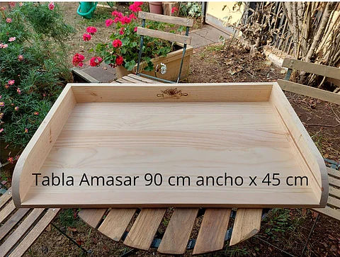 Tabla de Amasar Artesanal Súper Jumbo 90 x 45 cm 