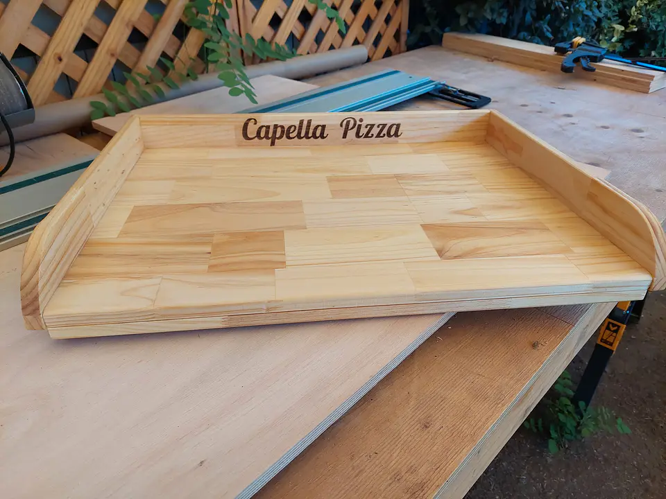 Tabla de Amasar personalizada con su Logo 60 X 45 Cms Curada Top OIl 1