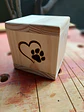 Anfora  de madera para cenizas de mascotas - Miniatura 6