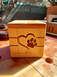 Anfora  de madera para cenizas de mascotas - Miniatura 4