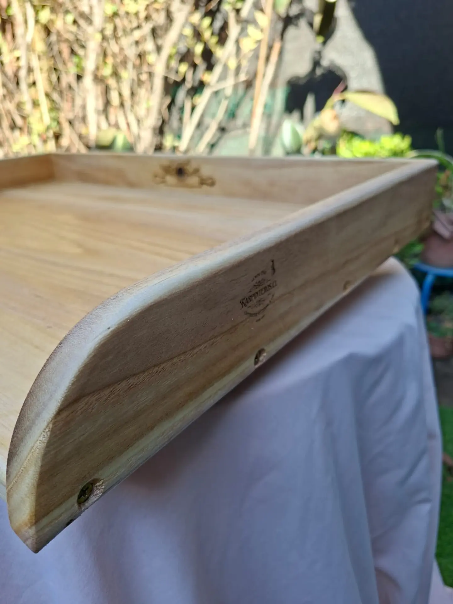Tabla Amasar Madera Nativa ( KIRI ) 65 x 45 cms Top OIl 100% Grado Alimenticio 3
