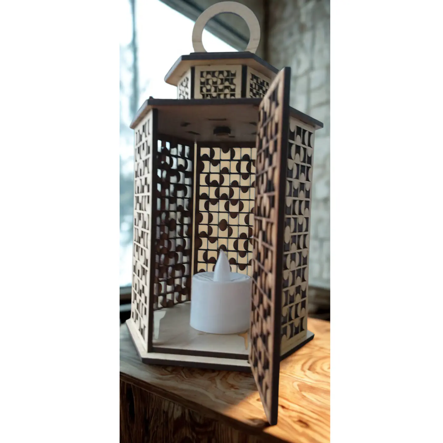  Farol De Vela De Estilo Vintage, Decoración Del Hogar 4