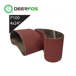 Lija de Banda 4x24'' (102x610mm) Grano 100 pack de 3 unidades