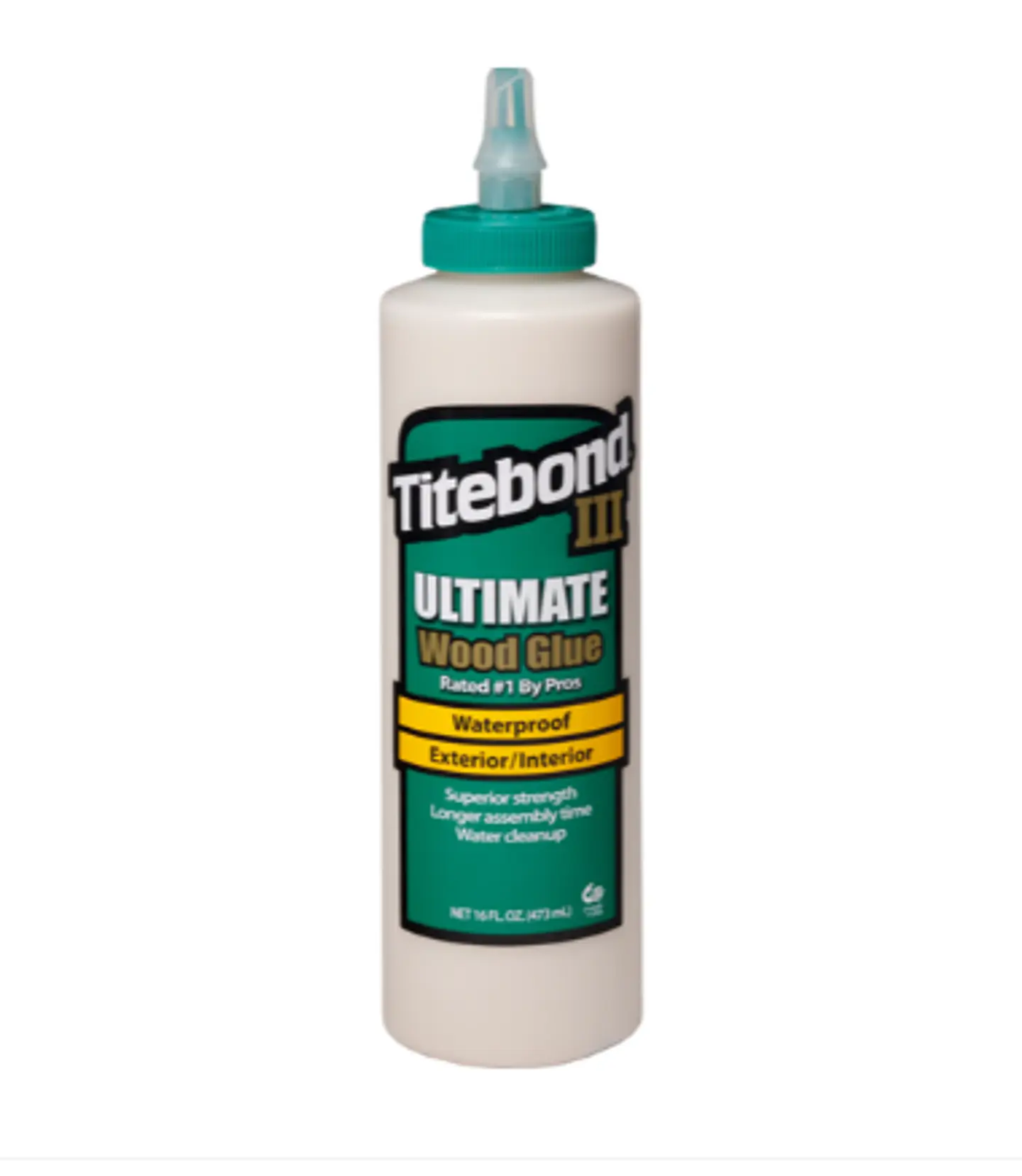 Titebond III Cola Fría Profesional para Madera 473ml 1