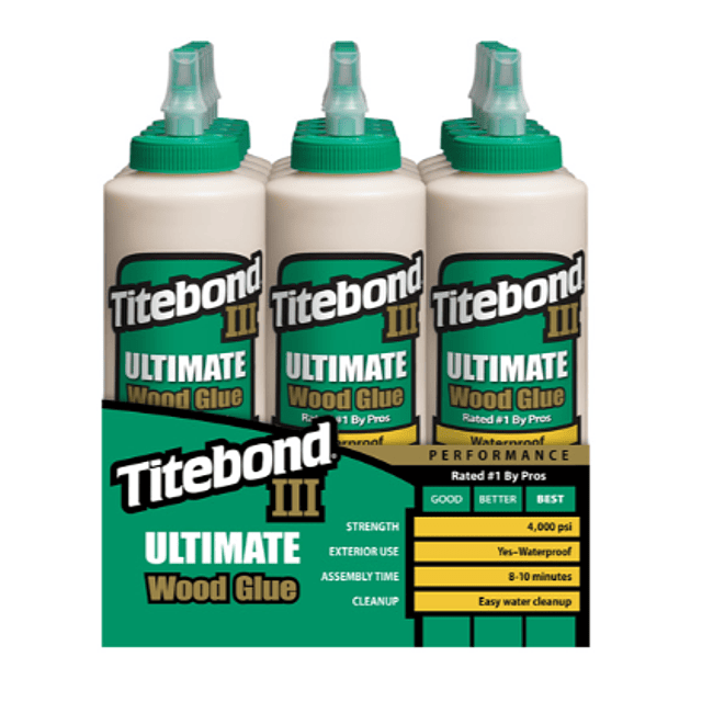 Titebond III Cola Fría Profesional para Madera 473ml