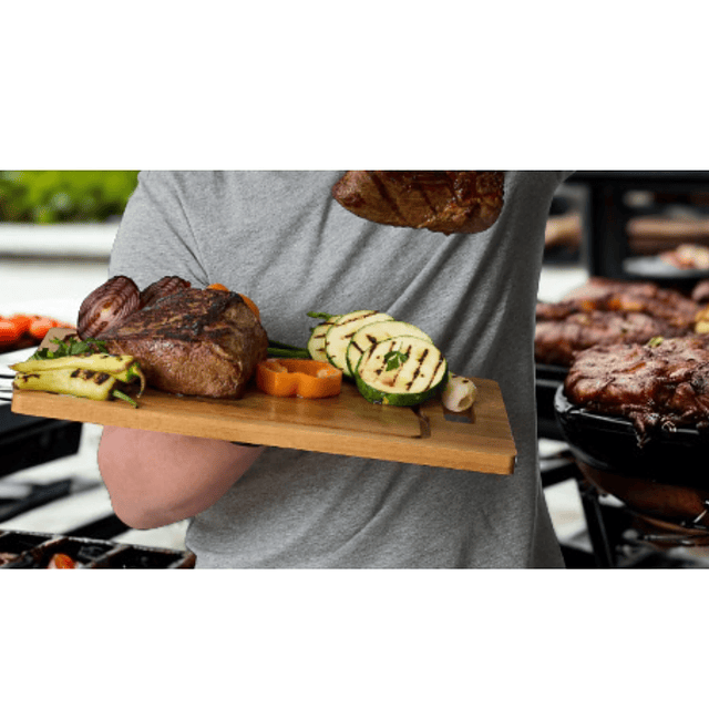 TABLA ASADOS MADERA ACACIA DE 45 CMS DE LARGO X 30 CMS ANCHO 15 mm GRABADA UNITARIO