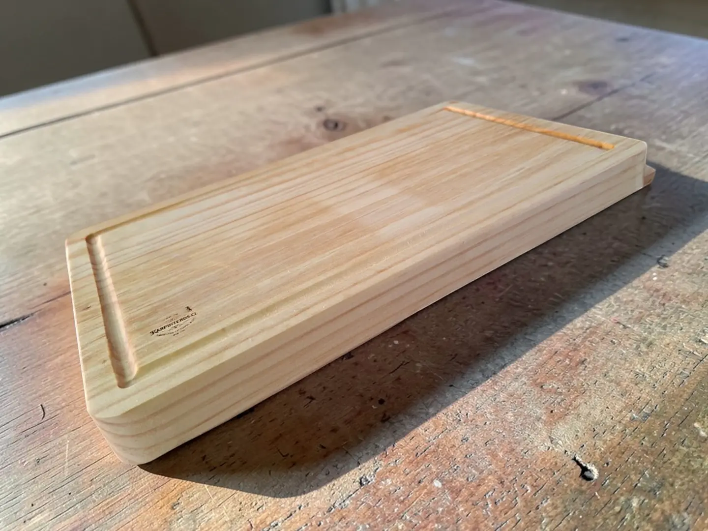 TABLA ASADOS 40 X 24 CMS 3,5 CMS GROSOR TERMINADA TOP OIL GRABADA LASER 1