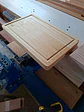 TABLA ASADOS 40 X 24 CMS 3,5 CMS GROSOR TERMINADA TOP OIL GRABADA LASER - Miniatura 2