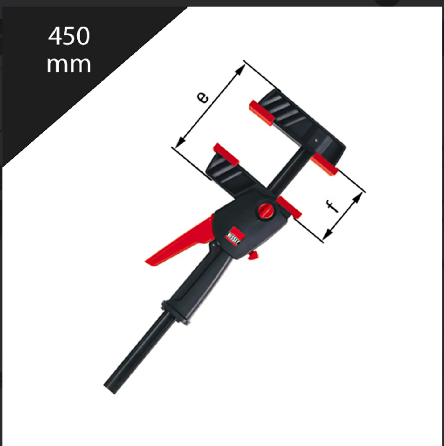 Bessey Prensa Rápida para Madera DuoKlamp 450mm Bessey 1