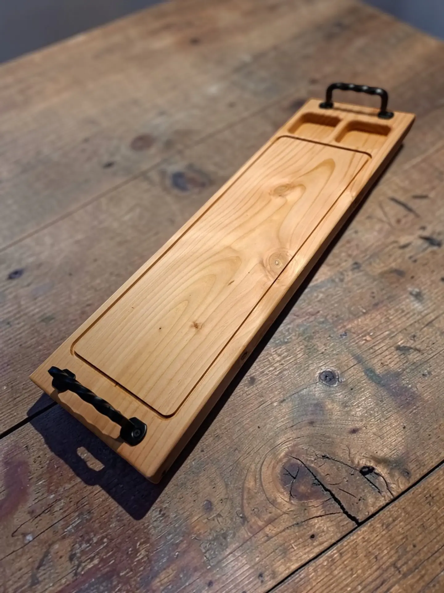 Tablas Asado y Picoteo  Premium Pino Oregón Reciclado ( Tablas largas y gruesas ) 2