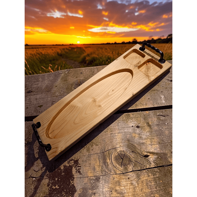 Tablas Asado y Picoteo  Premium Pino Oregón Reciclado ( Tablas largas y gruesas )