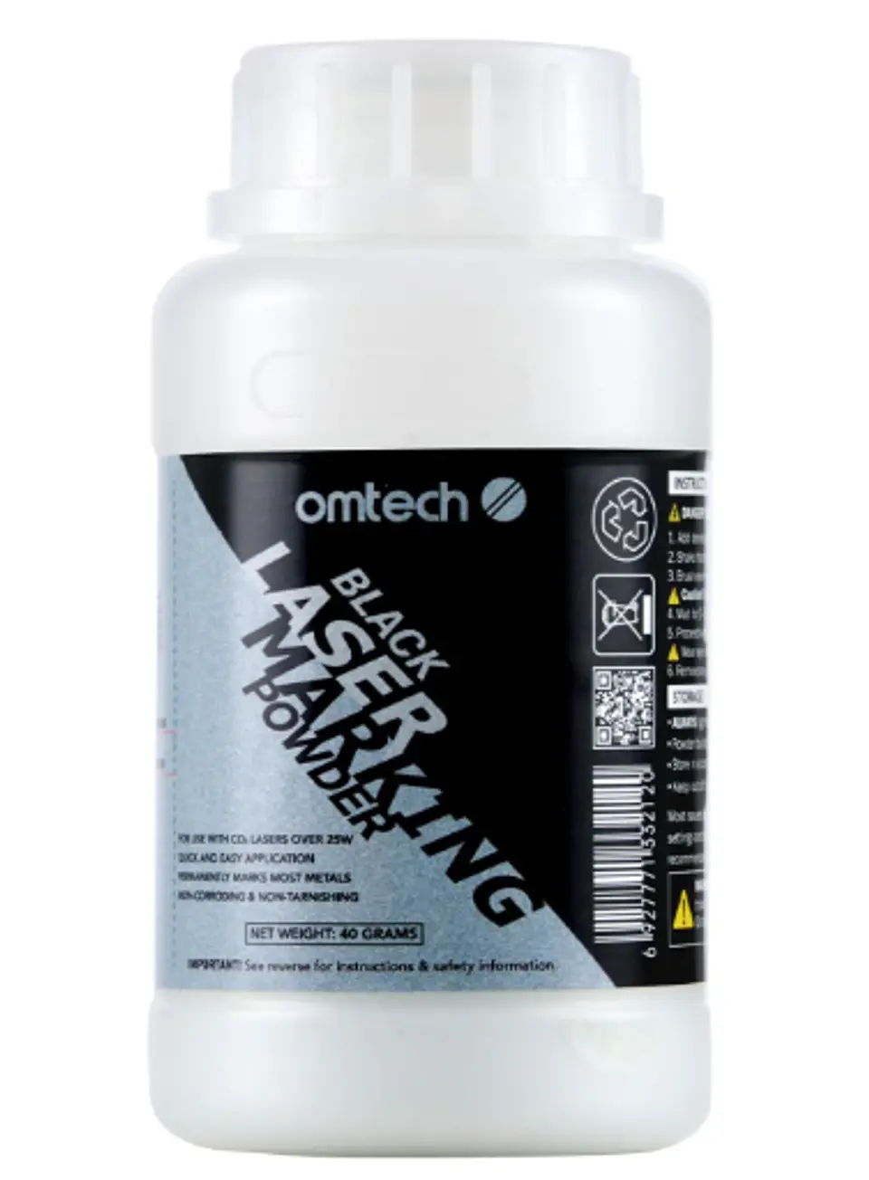 KIT POLVO OMTECH PARA GRABADO LASER EN CO2 1