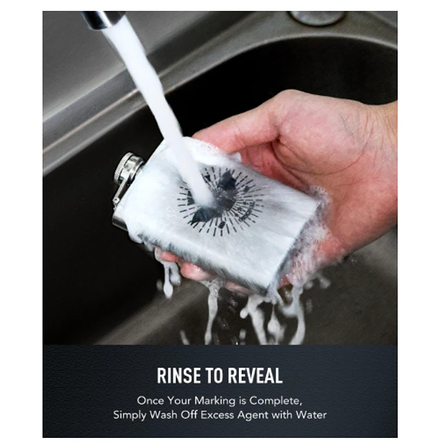 KIT POLVO OMTECH PARA GRABADO LASER EN CO2