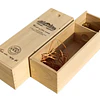 Caja Madera Botella Vino 750 cc tipo Dominó Sustentable grabada Láser.