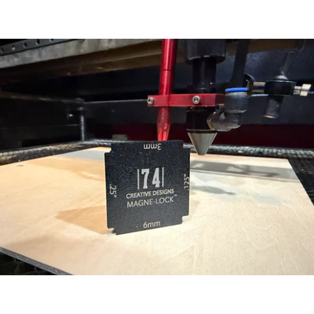 Sujetadores Imantados para  placas de madera en grabado Láser