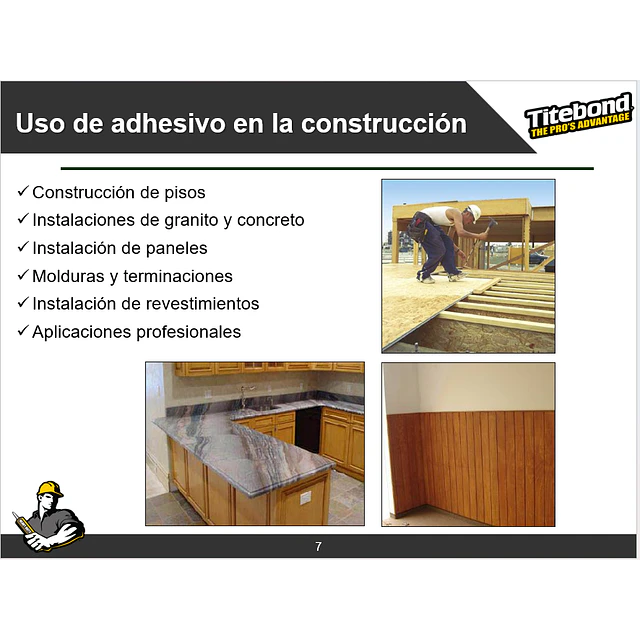 Adhesivo Montaje Titebond Provantage Heavy Duty 283g