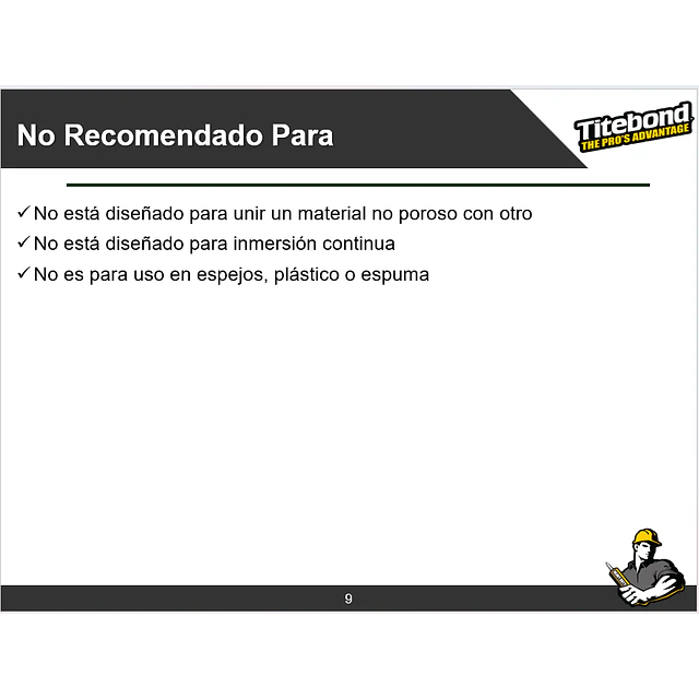 Adhesivo Montaje Titebond Provantage Heavy Duty 283g