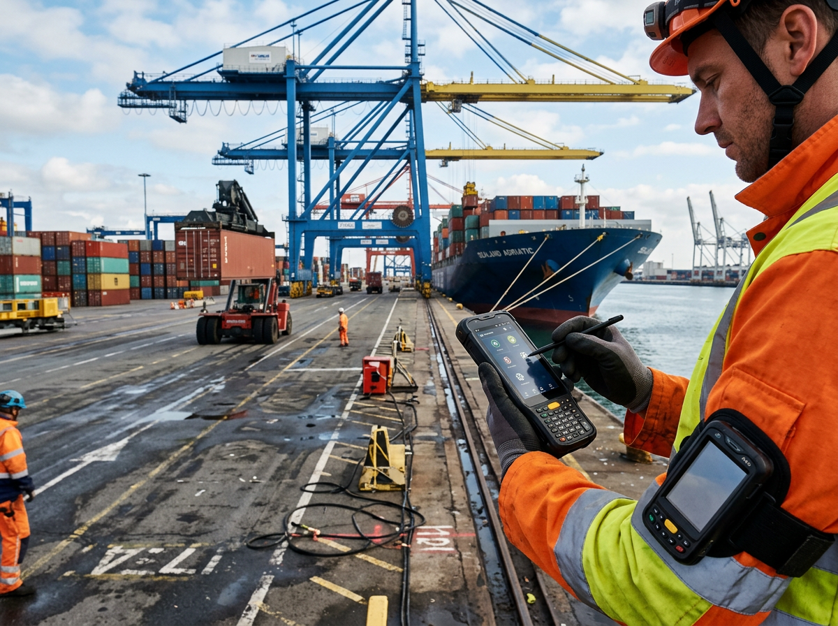 Dispositivos Rugged en Puertos y Logística Marítima: Eficiencia y Seguridad en el Muelle