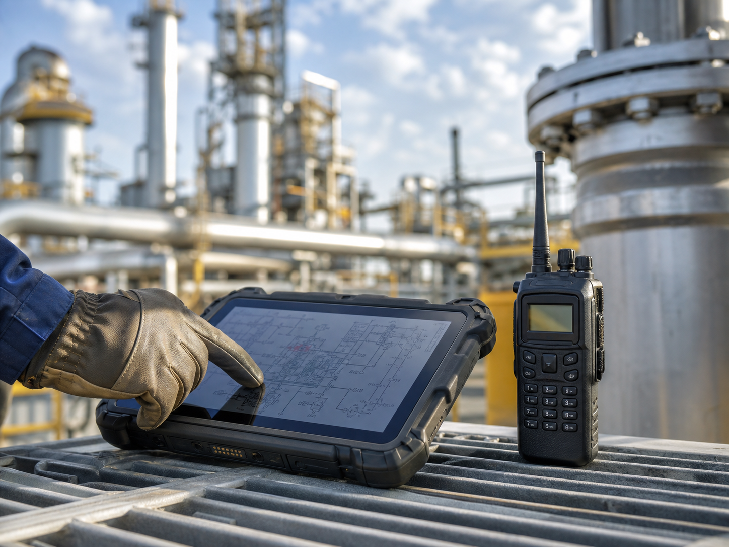 Dispositivos Móviles Rugged para Plantas de Gas, Petróleo y Petroquímica: Seguridad y Productividad en Entornos de Alto Riesgo